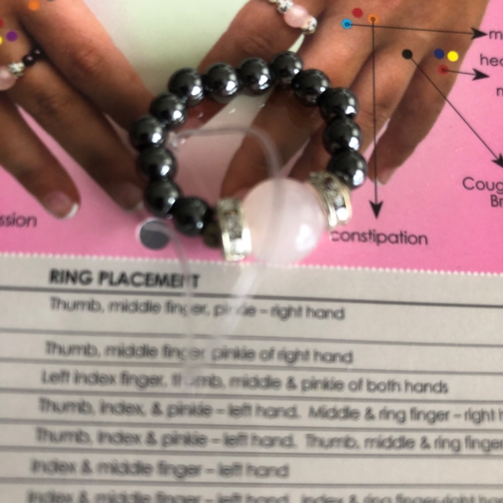 New 2 Magnetic Stretch Rings - Picture 2 of 3